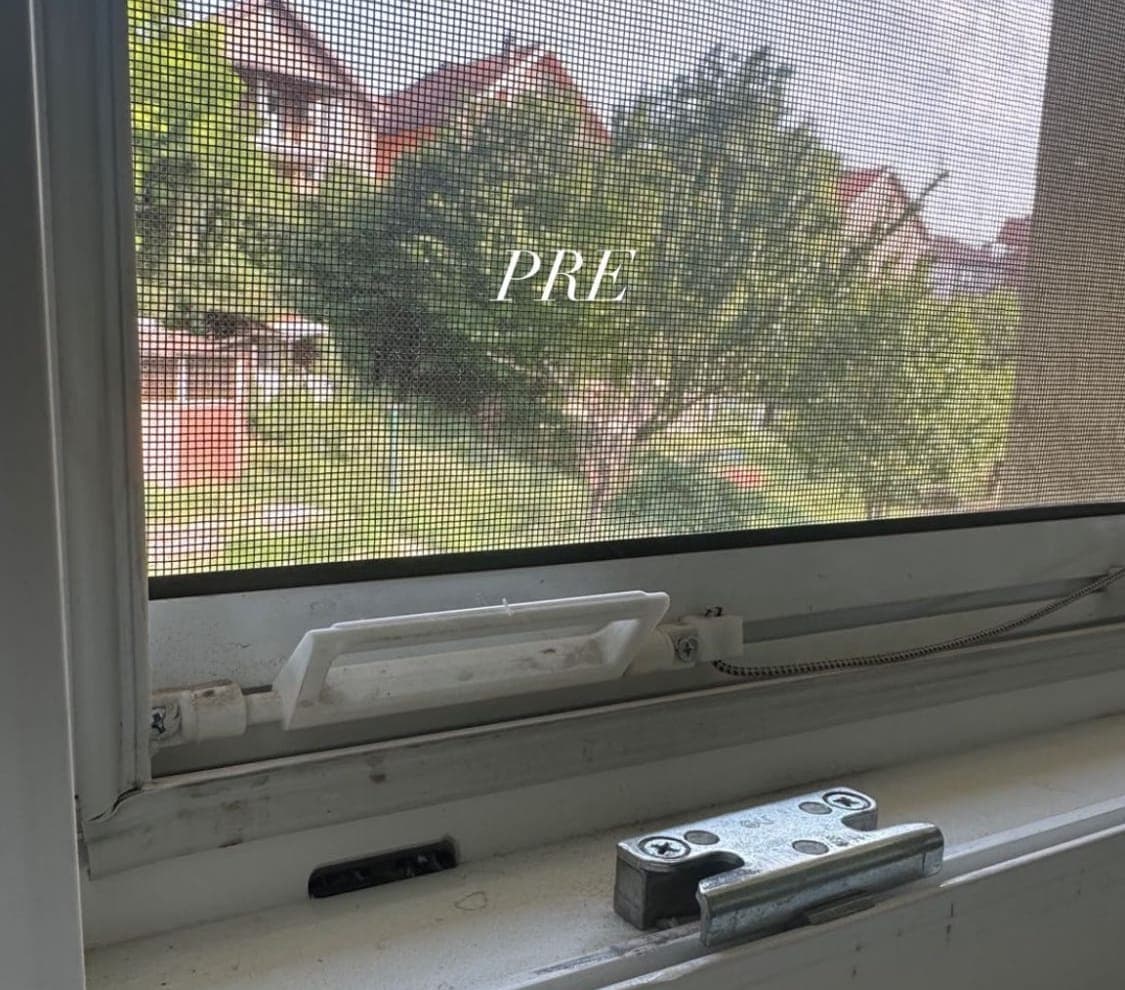 Prozor i komarnik — pre